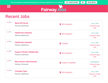 Tablet Screenshot of fairwayjobs.co.uk